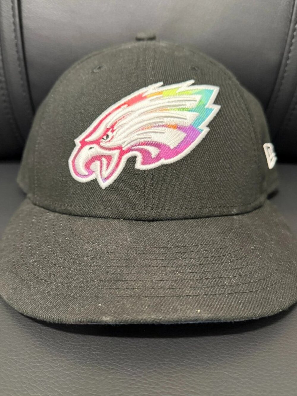 Philadelphia Eagles 2023 CRUCIAL CATCH Low Profile Fitted Hat by New Era - 7 3/8